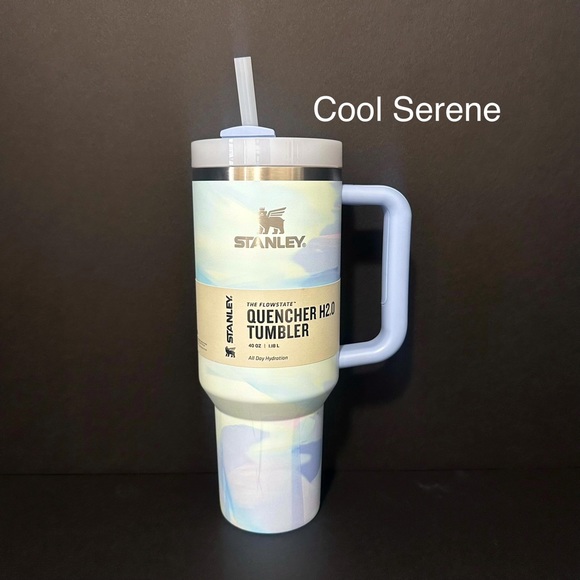 Stanley Other - Stanley 40 oz Cool Serene Clean Slate Collection Quencher H20 flowstate tumbler